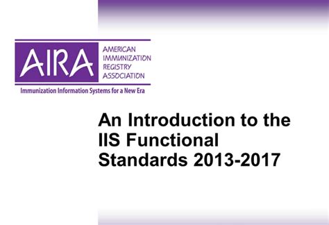 Core Data Elements For IIS Functional Standards v4.0.